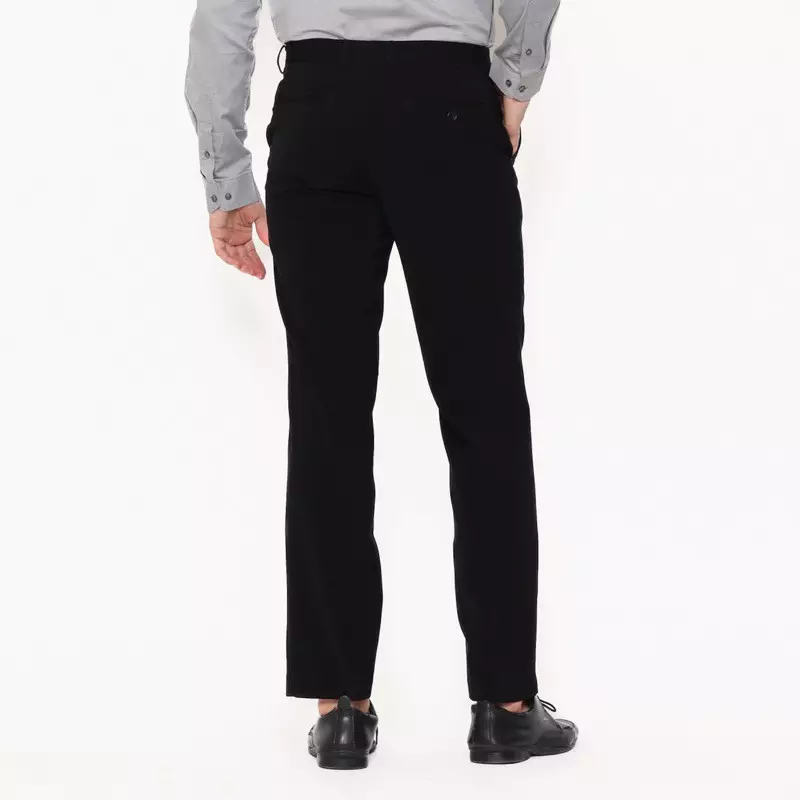 Lawell Celana Panjang Formal Pria Regular Fit – Jet Black – L.0-CFRG.-G101-PLN-R