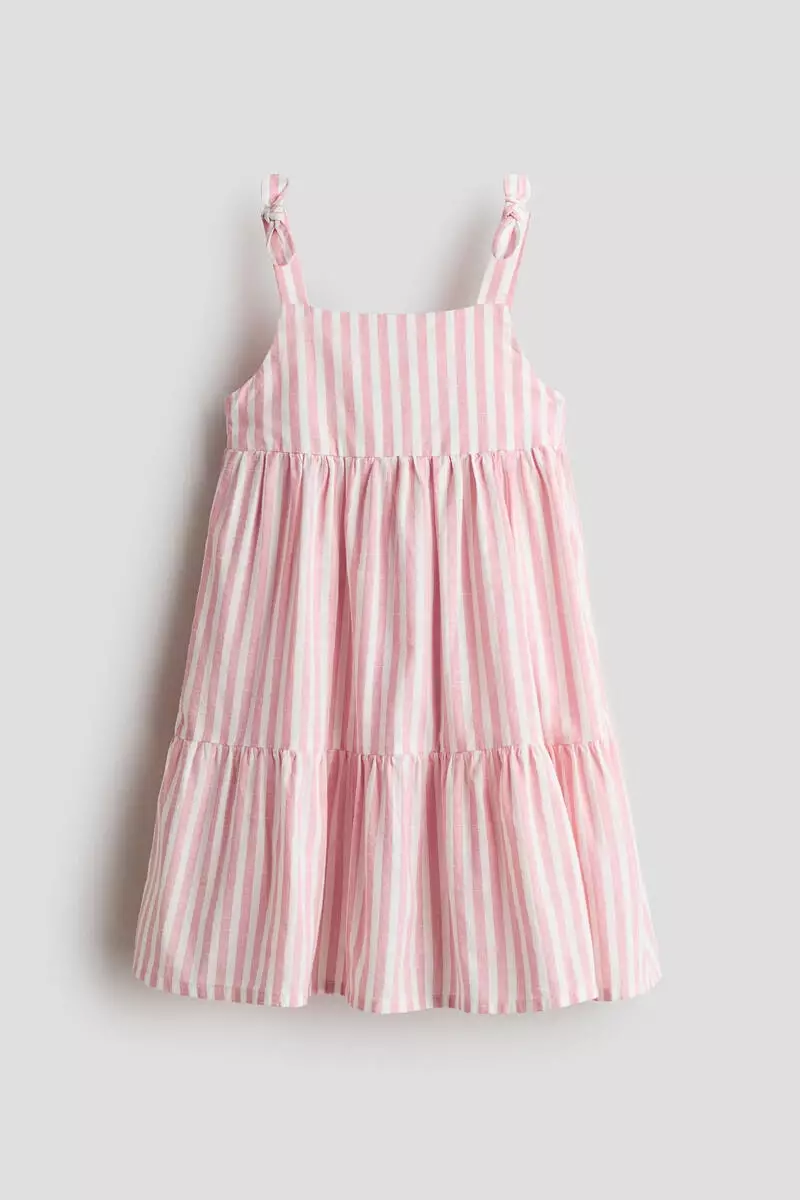 Tiered cotton dress