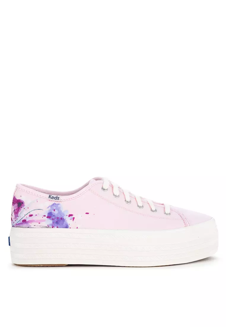 Buy Keds Triple Up Canvas Painterly Floral Sneakers 2024 Online ...