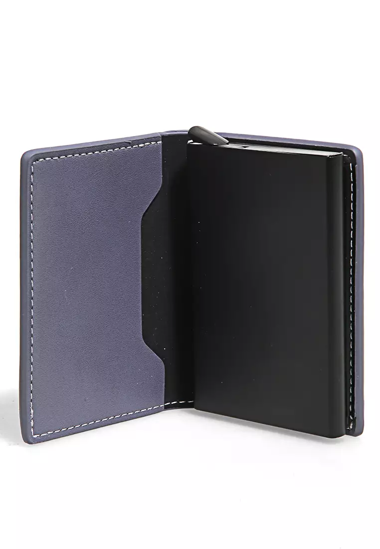 Dompet Kartu Unisex Card Wallet Simple Design Many Slot Material Leather ORIGINAL