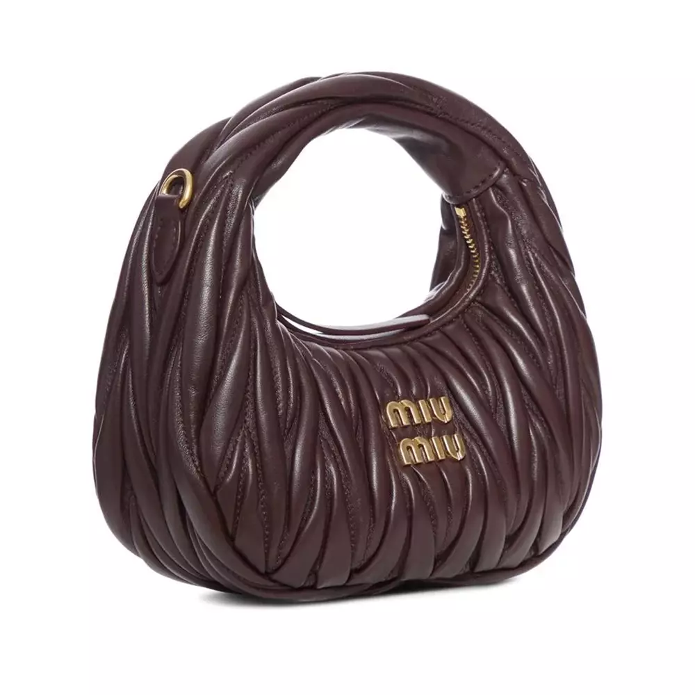 Wander Matelasse Nappa Leather Hobo Mini Bag Radica