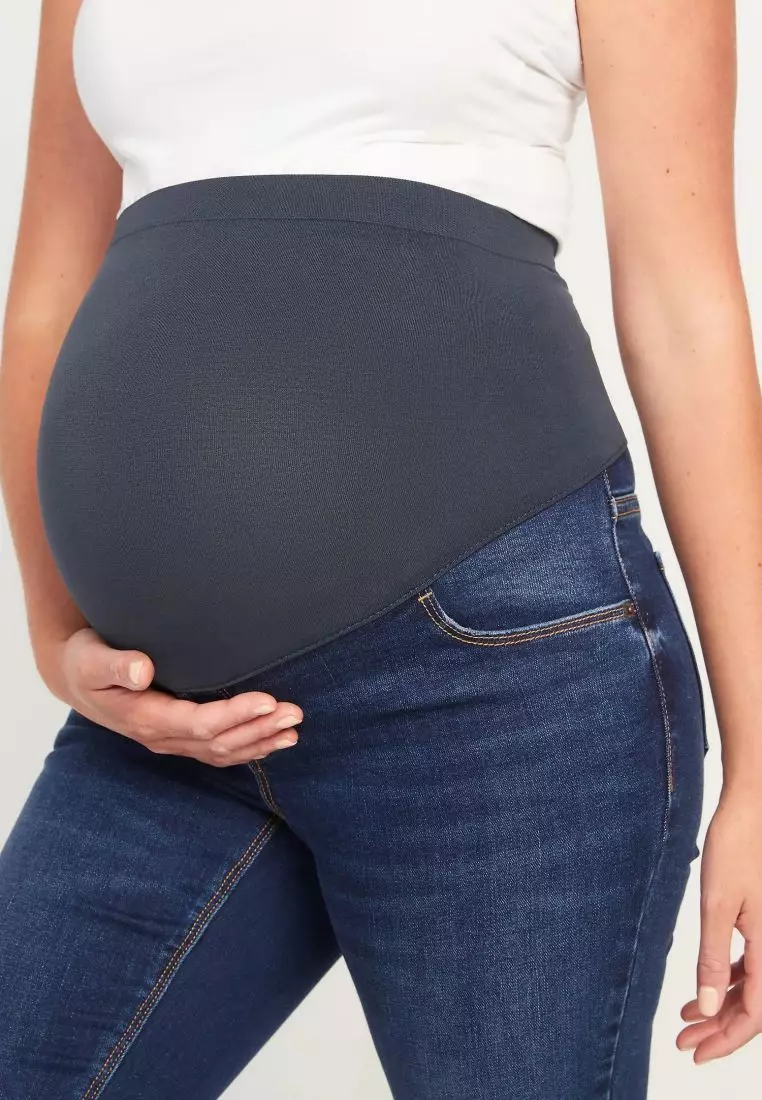 Maternity Full Panel Straight Jeans