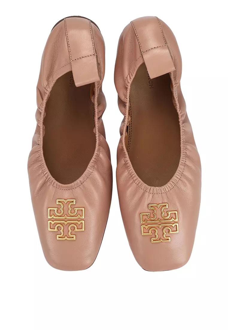 Tory burch tan ballet outlet flats