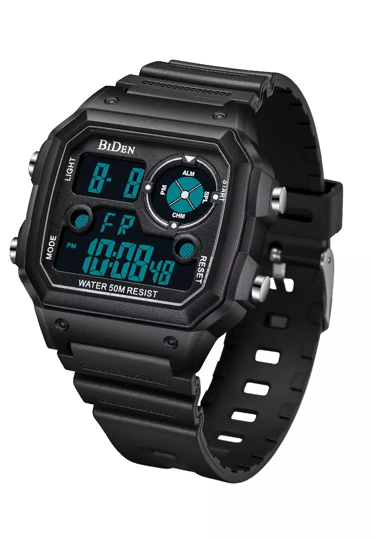 Jam Tangan Pria Digital Pria Militer Olahraga Kasual Anti Air Jam Tangan Cowok