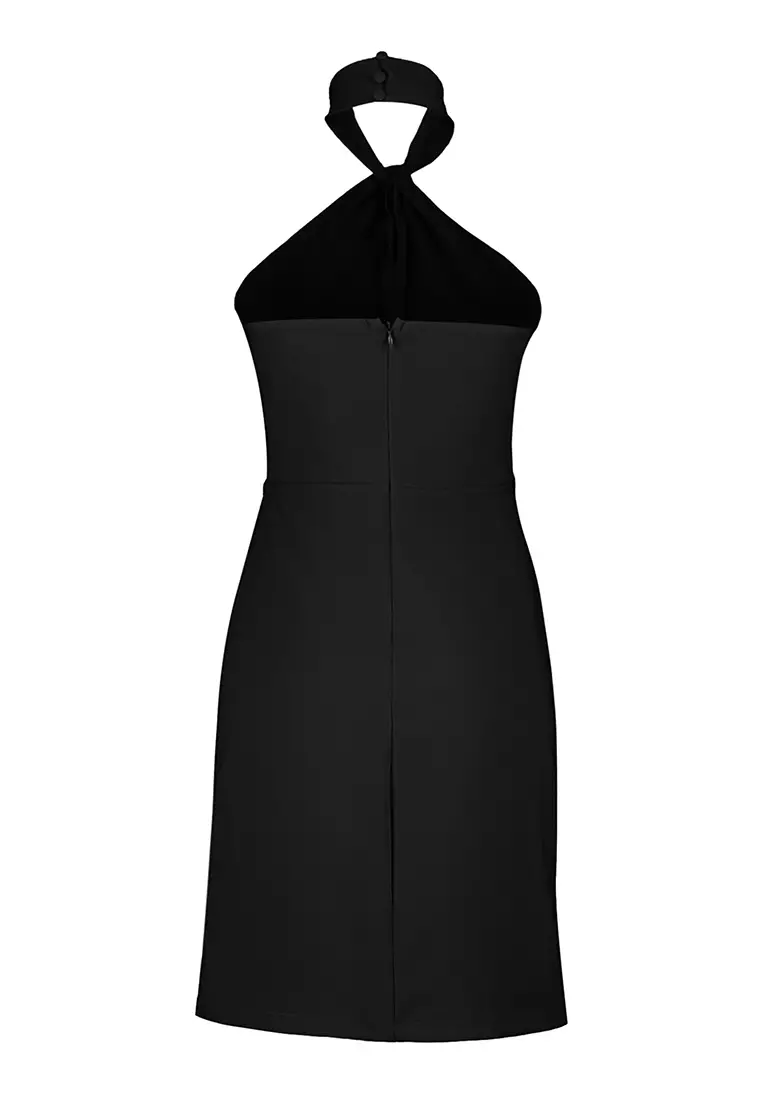 Mini Buckle Detail Dress