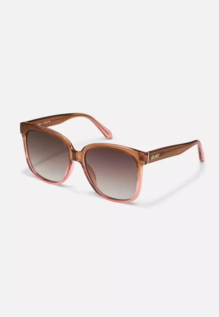 Wide Awake Sunglasses - Coffee Rose/Brown