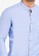 UniqTee blue Mandarin Collar Long Sleeve Shirt with Pocket 5E75FAA5057D41GS_3
