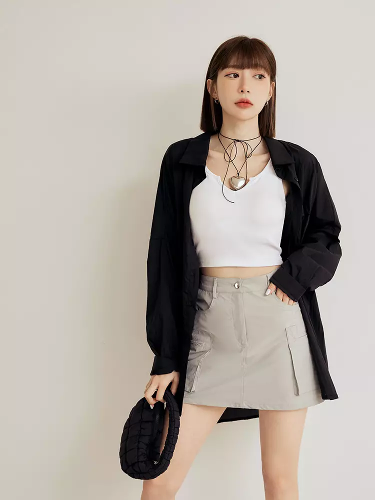 Cooling Ultra-Light Button-Down Shirt [AB19408]