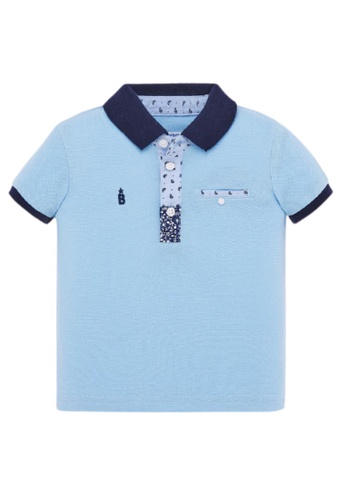 RAISING LITTLE blue Hoowi Polo Shirt - Blue AF055KAD8C84A4GS_1
