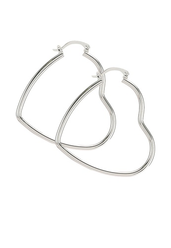 Rubi silver Premium Tubular Hoop Silver Plated Earrings 7BF69AC3BCC254GS_1