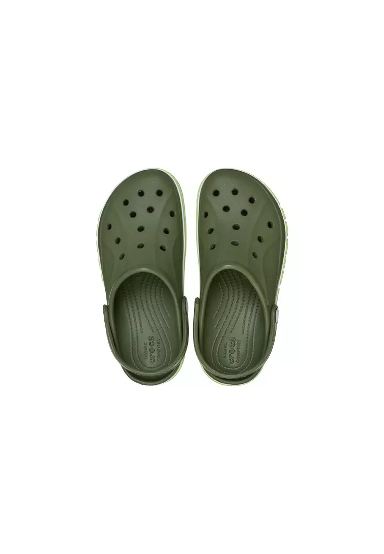 Kids' Bayaband Clog in Army Green/Lime Punch