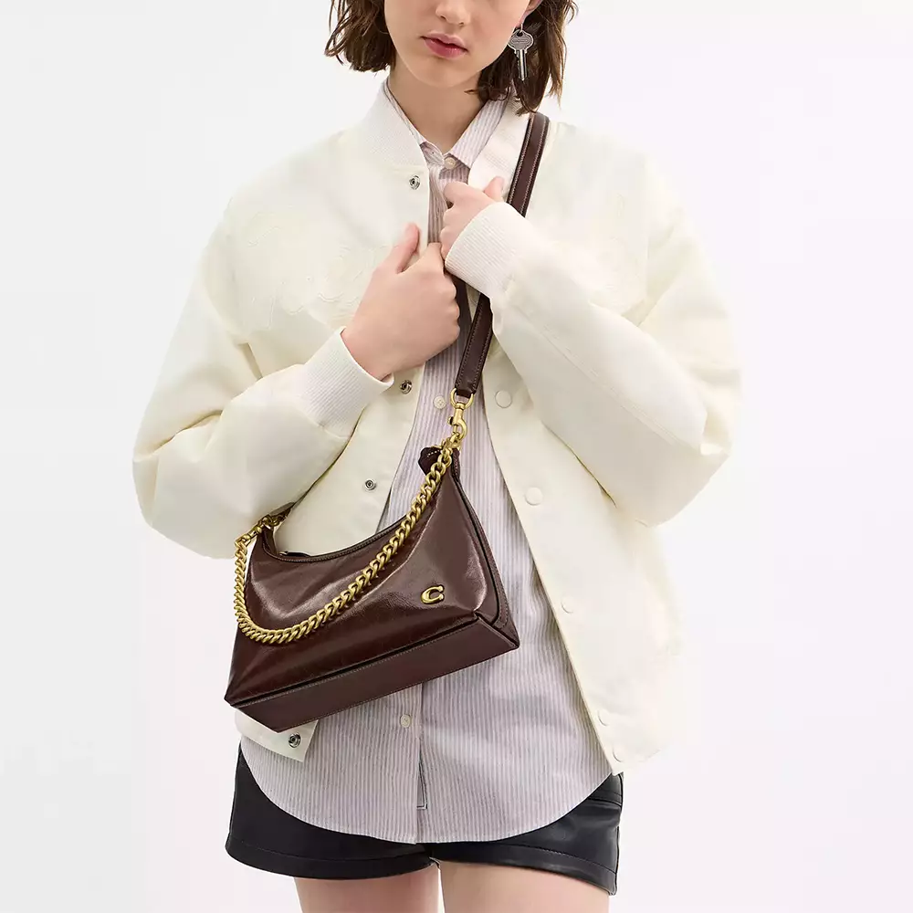 Juliet 25 Chain Strap Shoulder Bag Maple Ghw