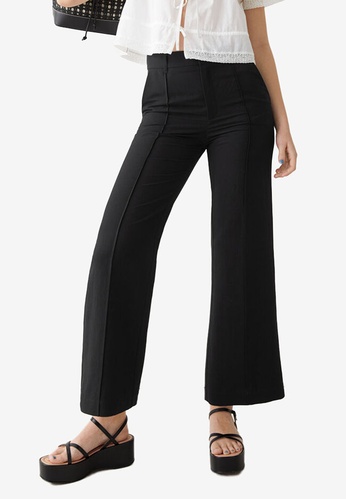 Buy & Other Stories Flared Linen Trousers 2022 Online | ZALORA Singapore