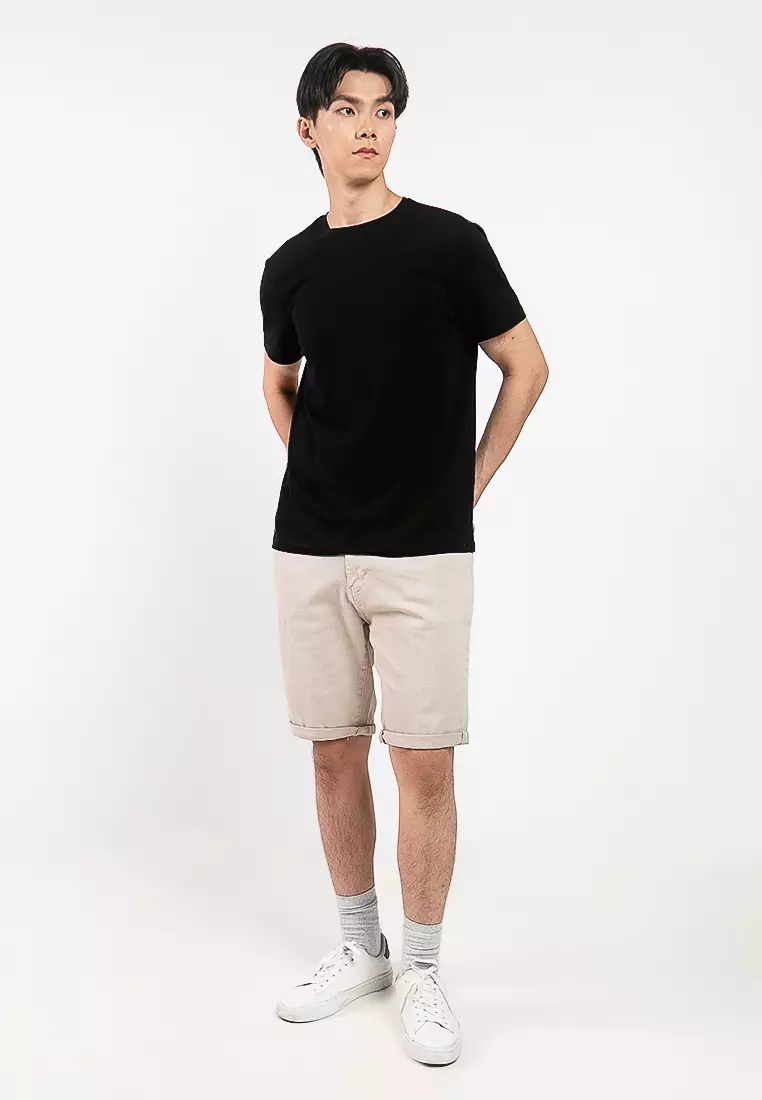 Slim Denim Shorts