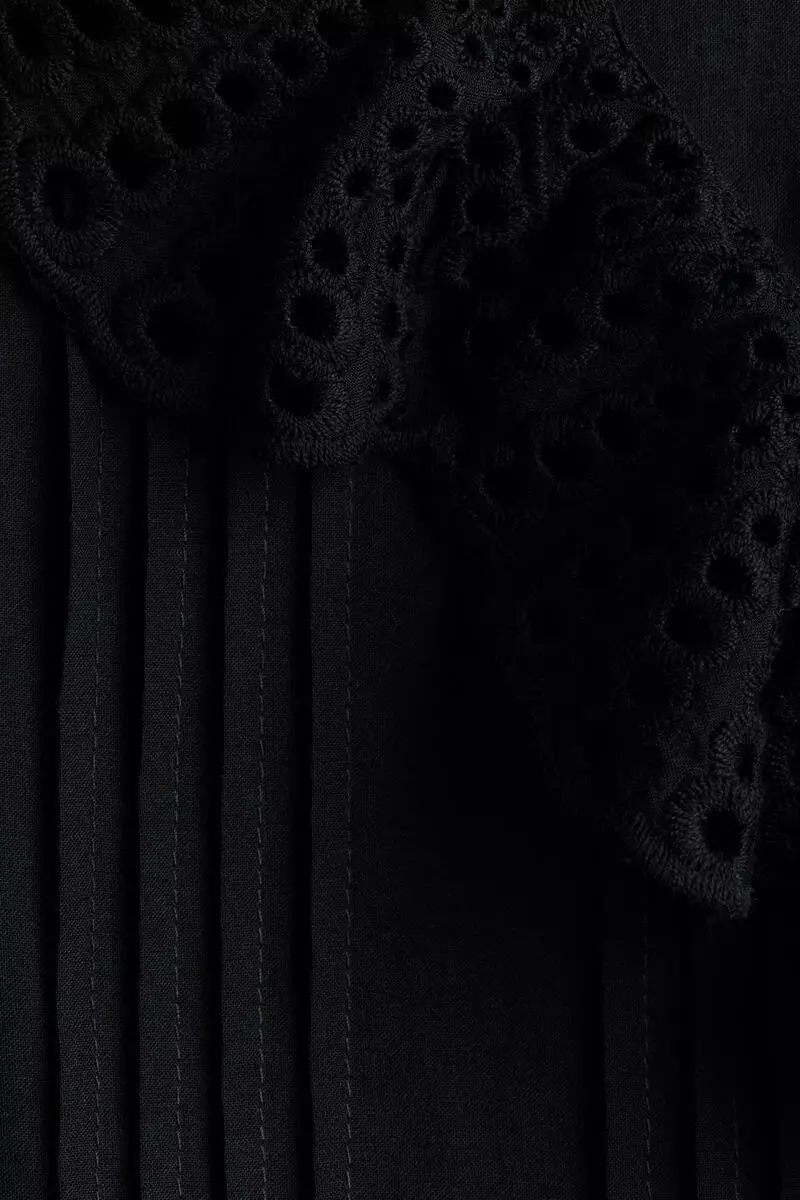 Broderie anglaise cotton blouse
