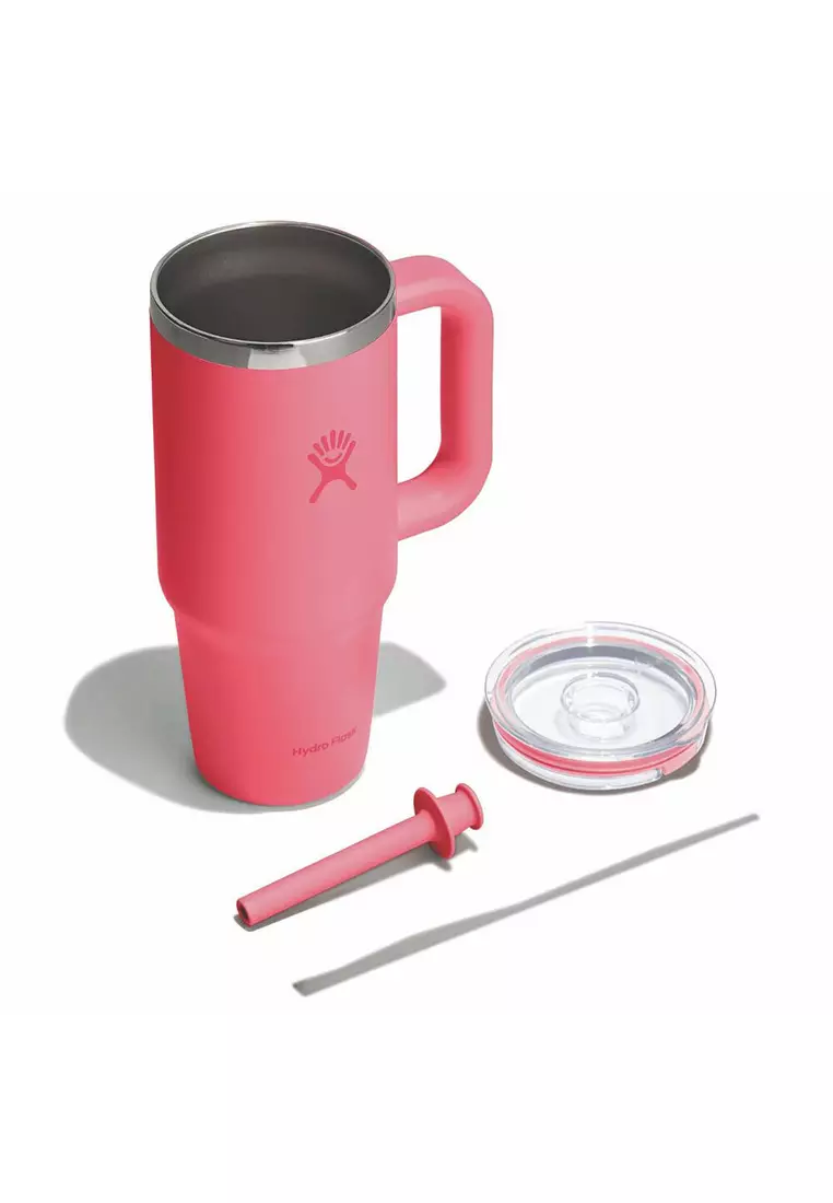 Hydro Flask All Around Travel Tumbler Clear 24 oz Popstar Pink
