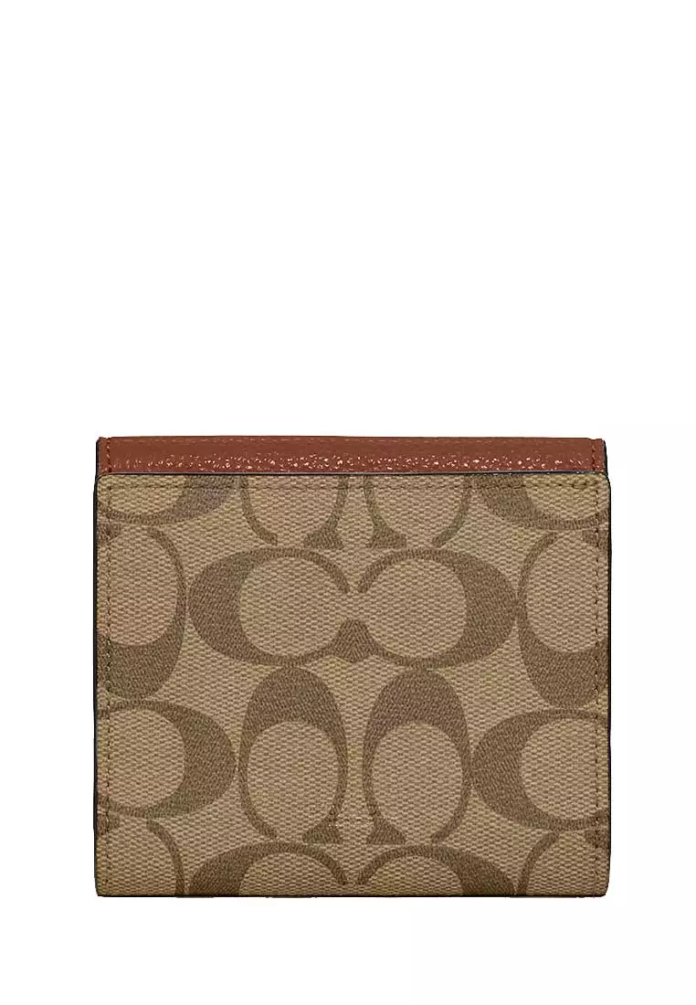 Buy Coach COACH Small Morgan Wallet In Colorblock Signature Canvas