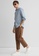 H&M brown Regular Fit Linen-Blend Jogger Pants 9EFC2AA88DA730GS_3