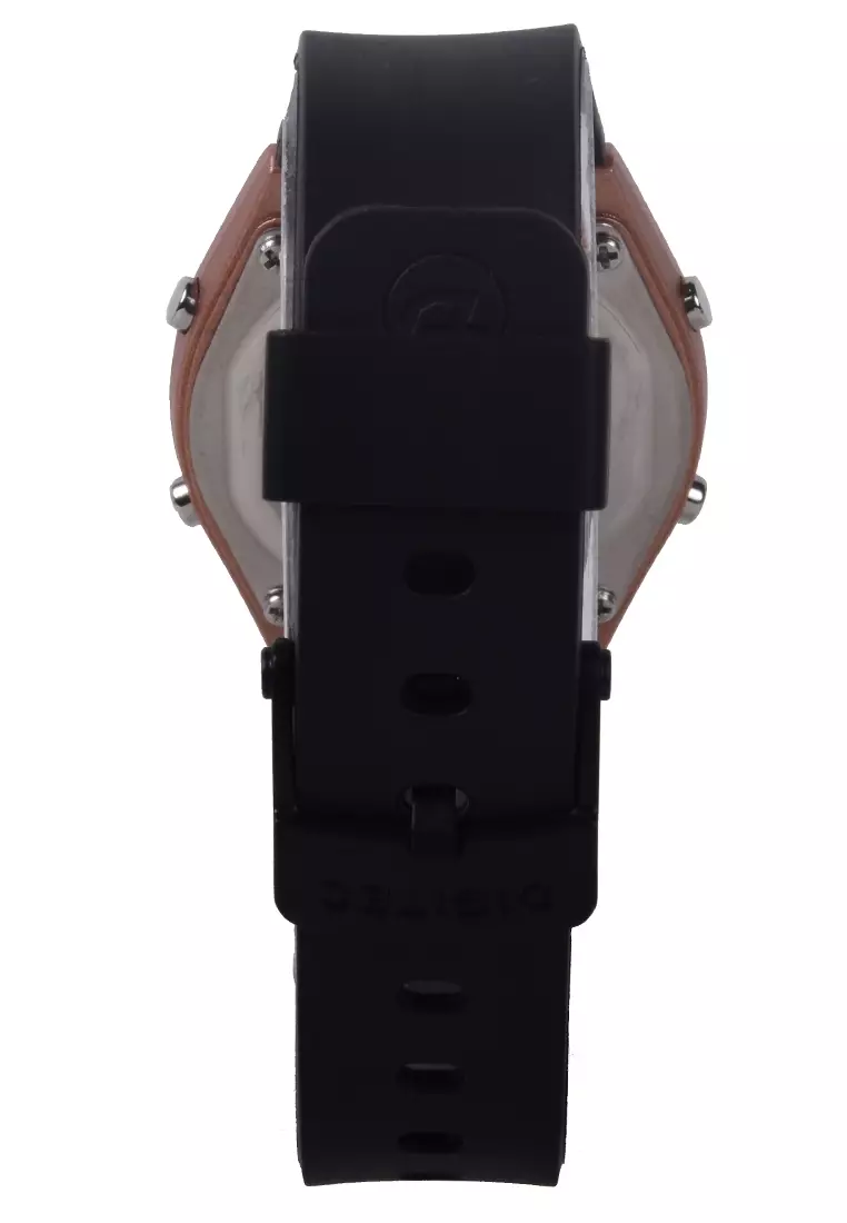 Digitec - Female Digital Watches - Jam Tangan Digital Wanita - Rosegold - Black Resin Strap - 6062-B