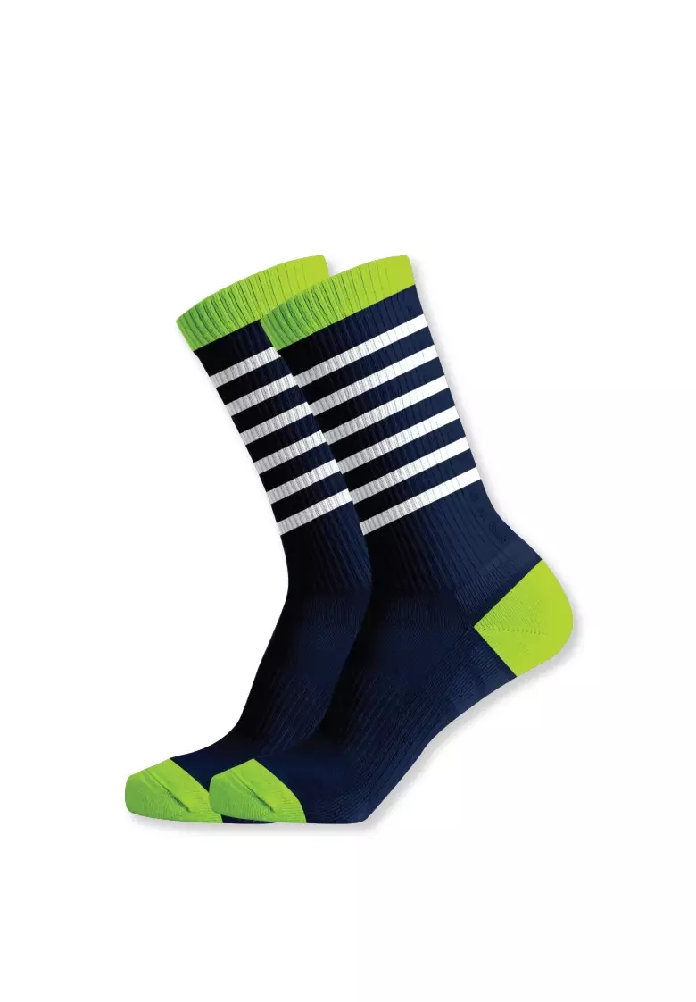 Tiento Compression Socks Kaos Kaki Olahraga Pria Wanita Futsal Running Fitness Xceleration