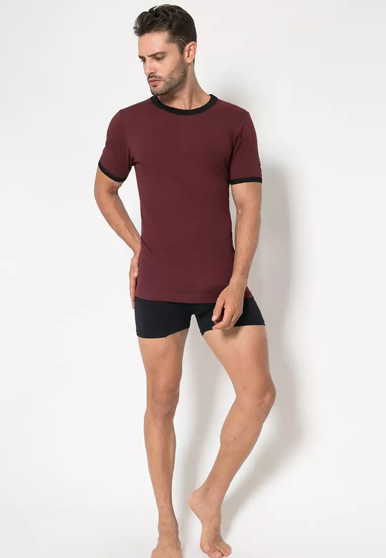 LGS - Innerwear - Pakaian Dalam Pria - Kaos Oblong Pria - Round Neck - LETS.003.333