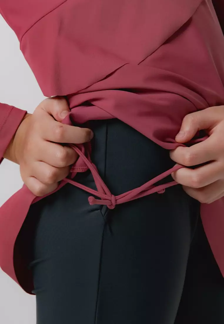 Aleea Modest Ruffle Burqini Set Kids - Orchid