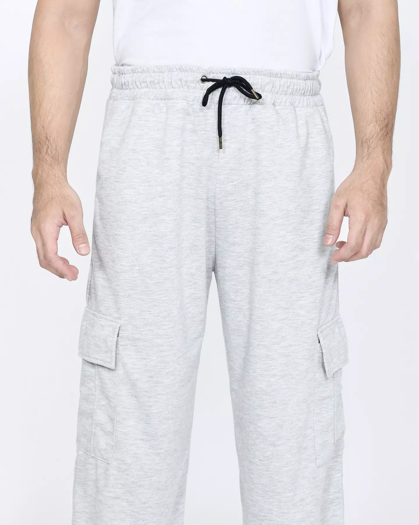 Celana Panjang Pria - Sporty Cargo Pants ABU MUDA