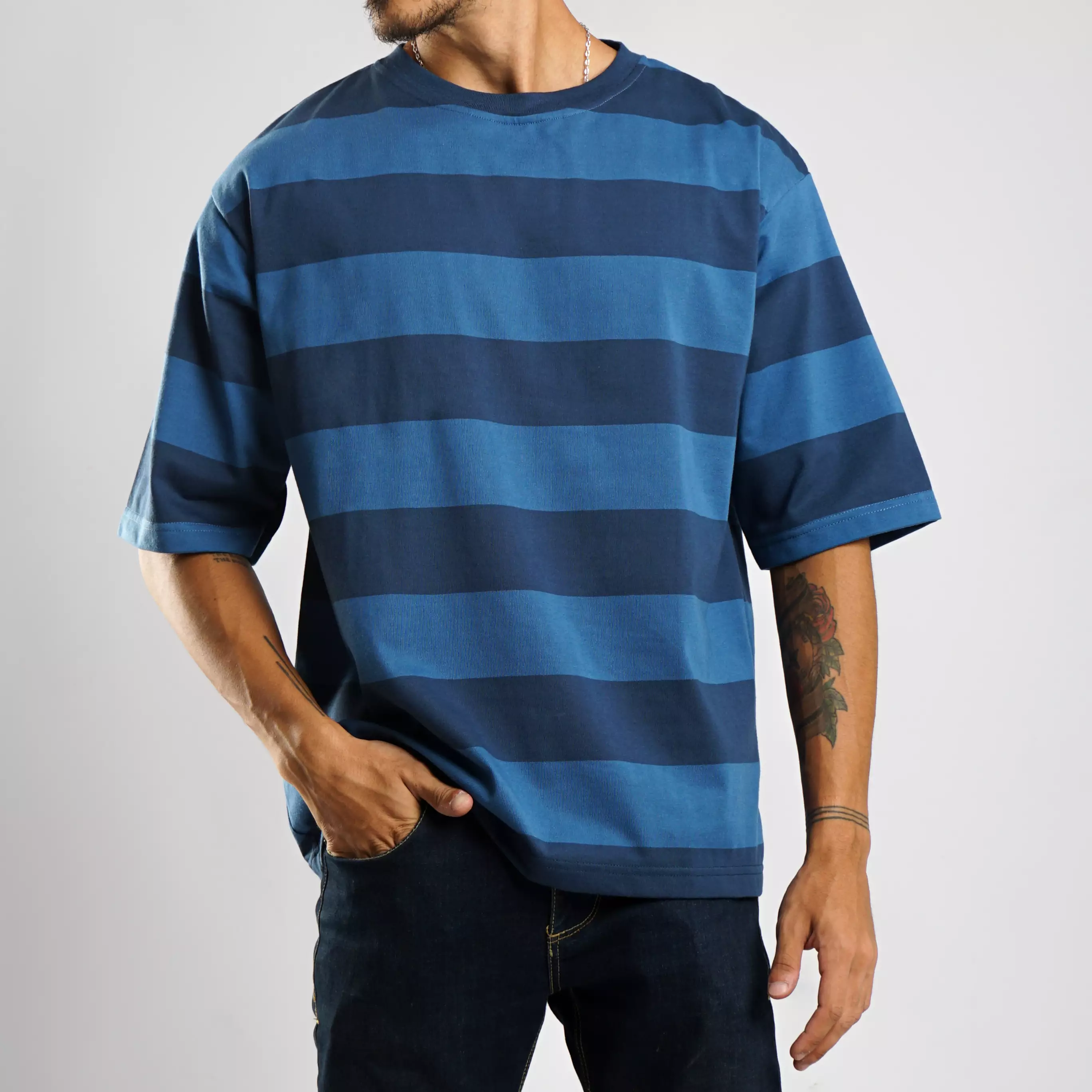 MATSUDA Kaos Oversize 20s Stripe Heavyweight Maebashi