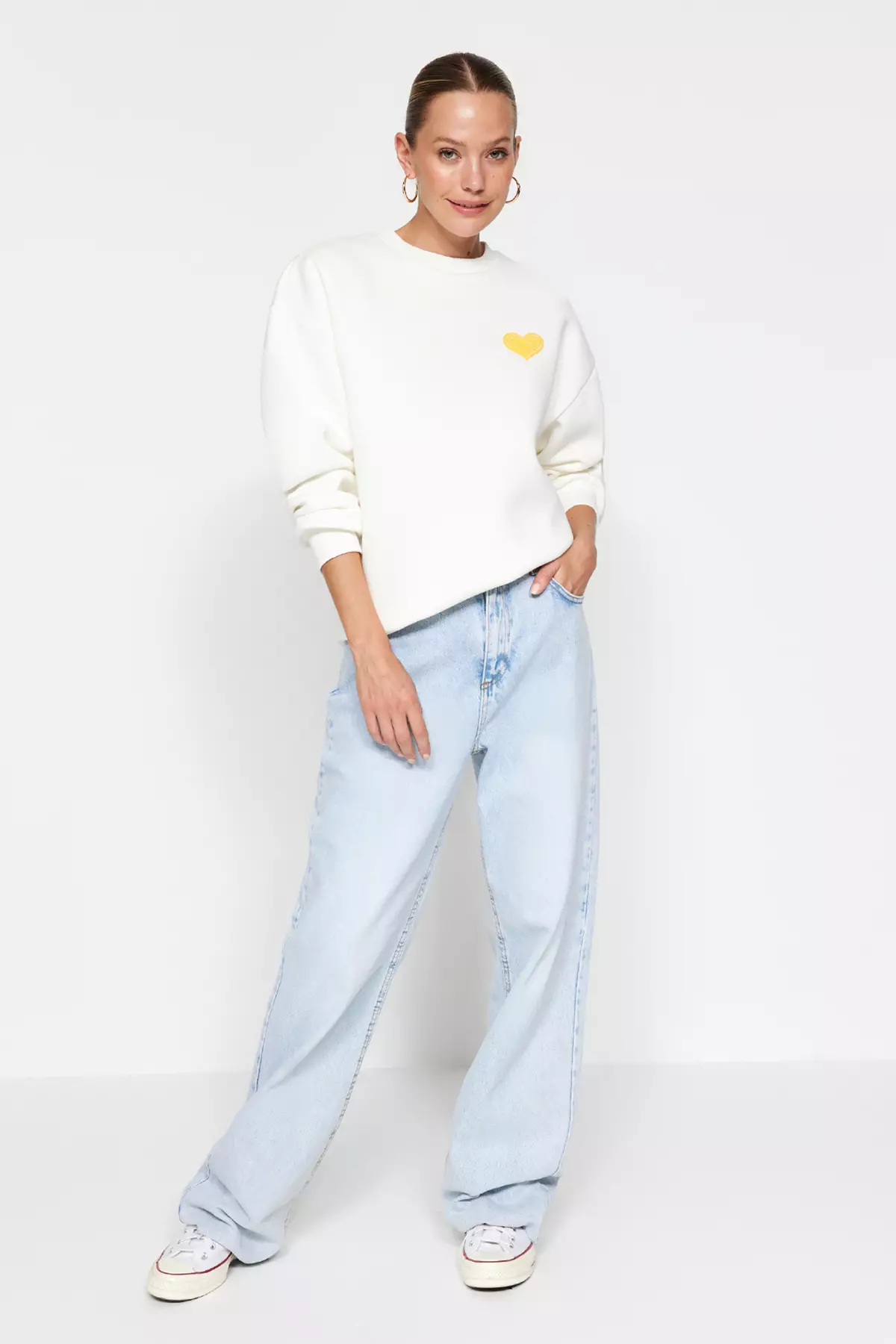 Printed Oversize Sweatshirt