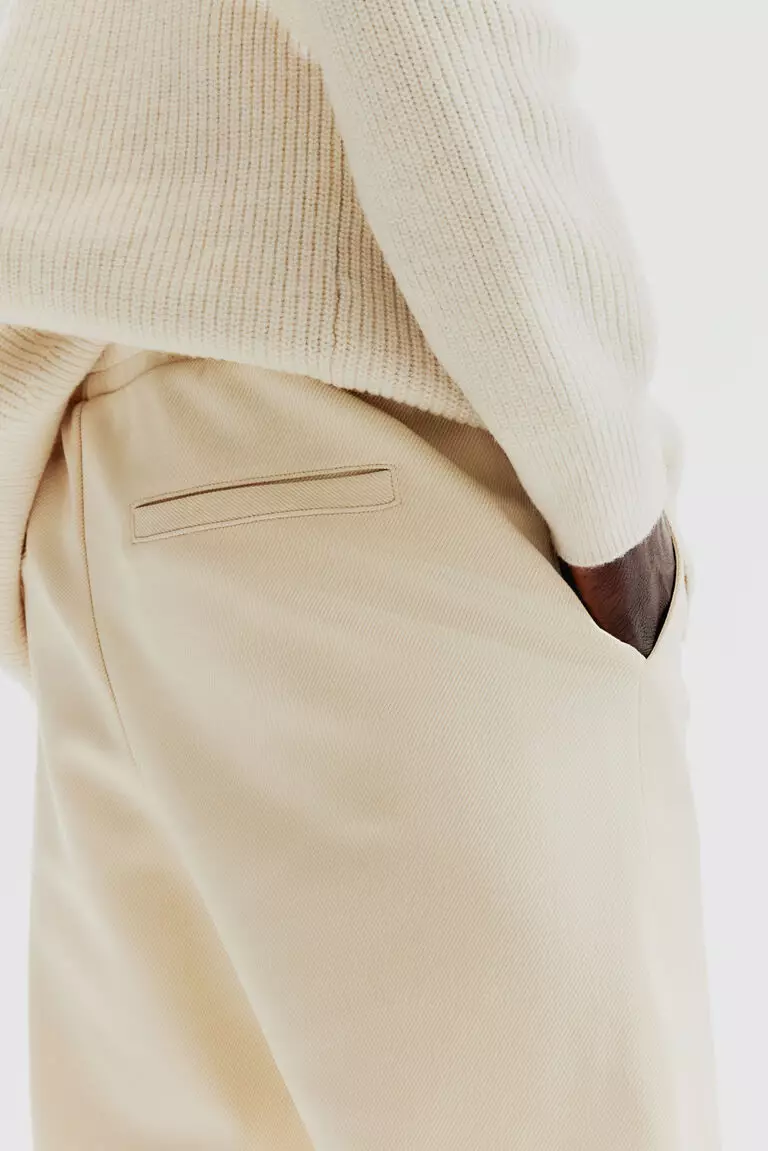 Slim Fit Twill joggers