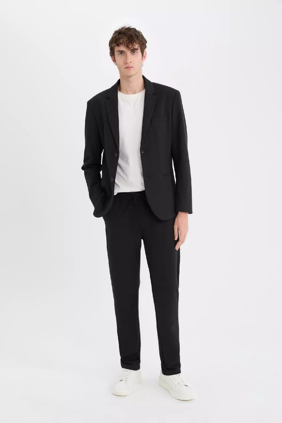 Slim Fit Slim Fit Lined Buttoned Blazer Jacket N0503Az25Sp