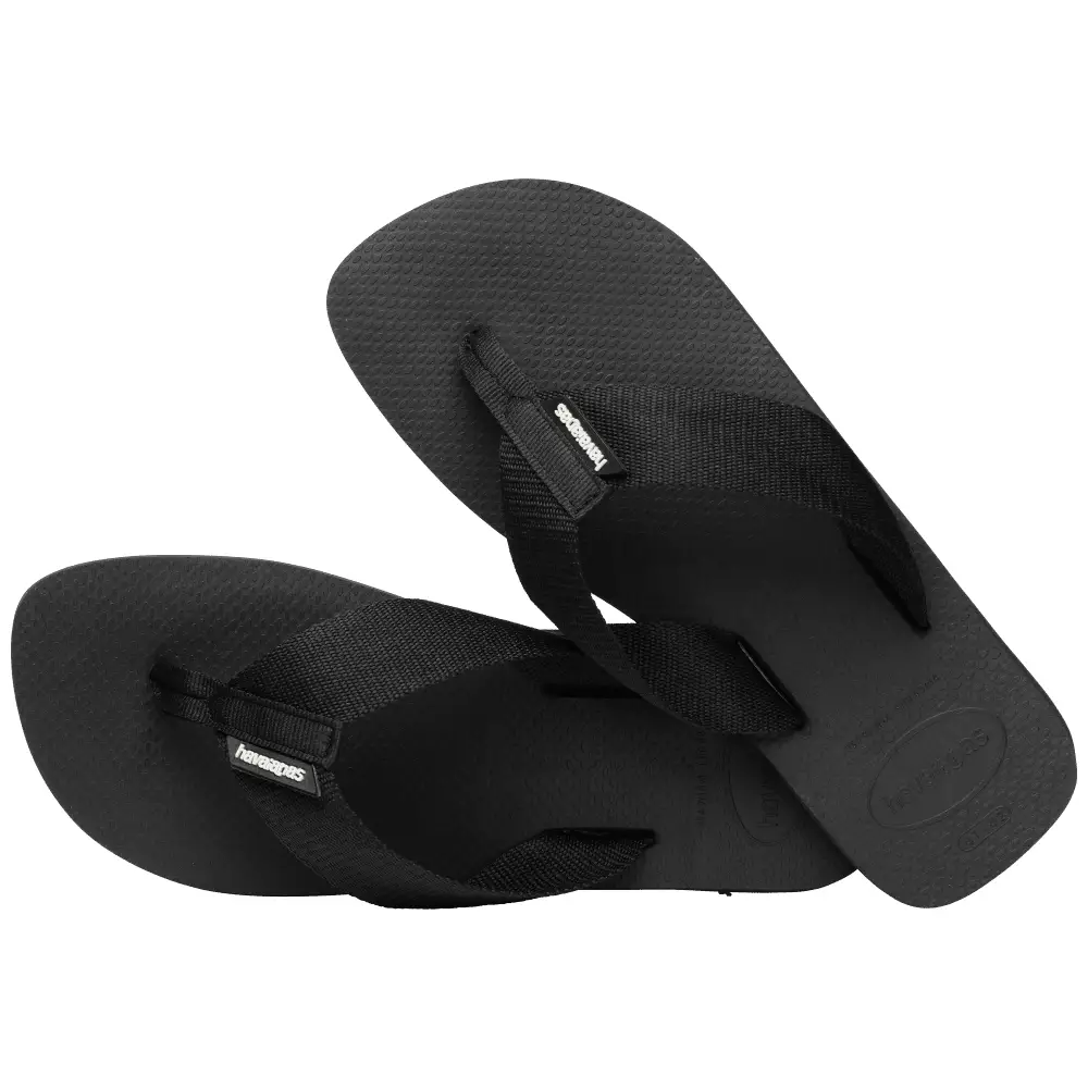 Havaianas 0090 Urban Basic Material - Black - Sandal Pria