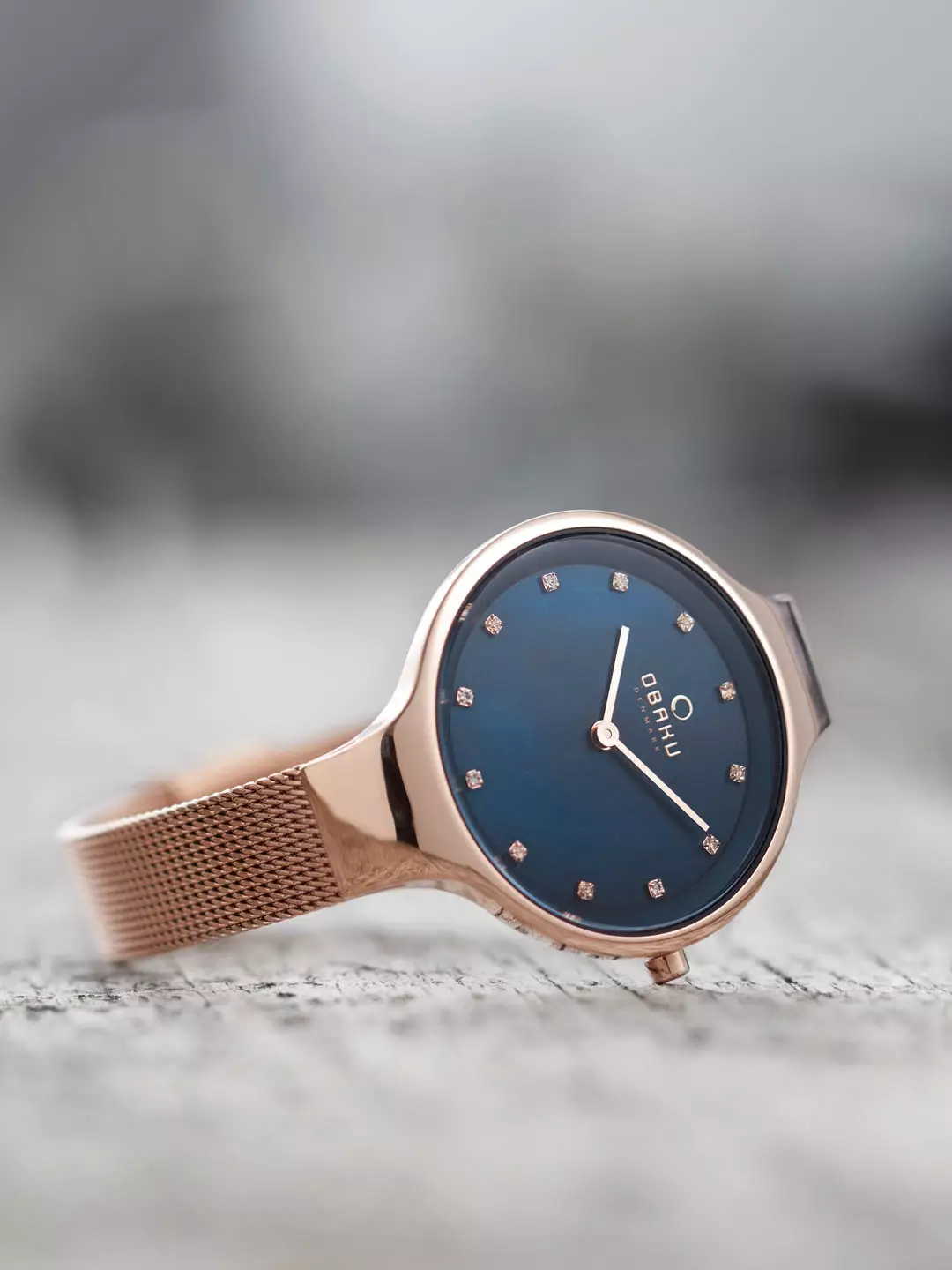 Obaku Analog BLue Dial Women's Watch