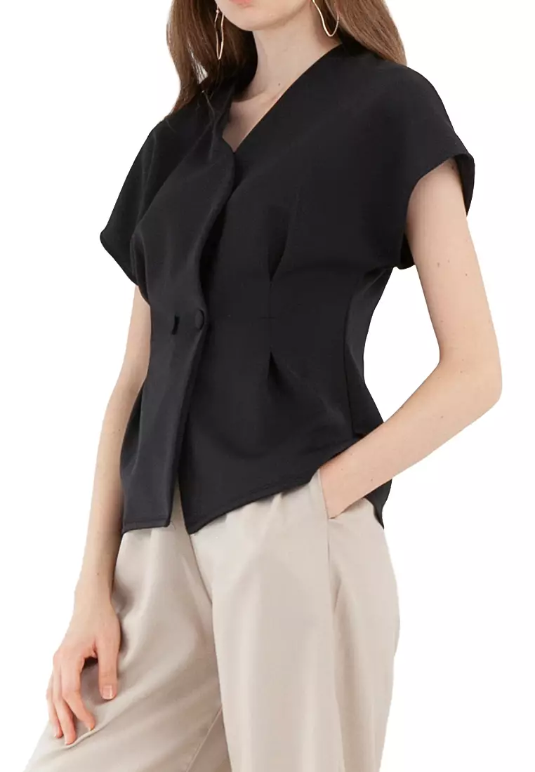 Vos Scuba Top in Black