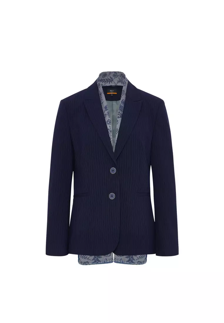 Long Sleeve Easy Fit Suit Blazer