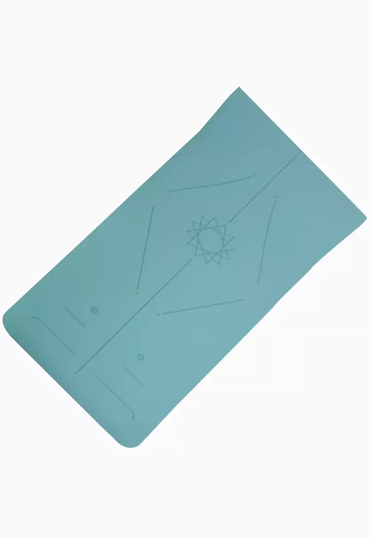 TPE瑜伽垫含有体位线