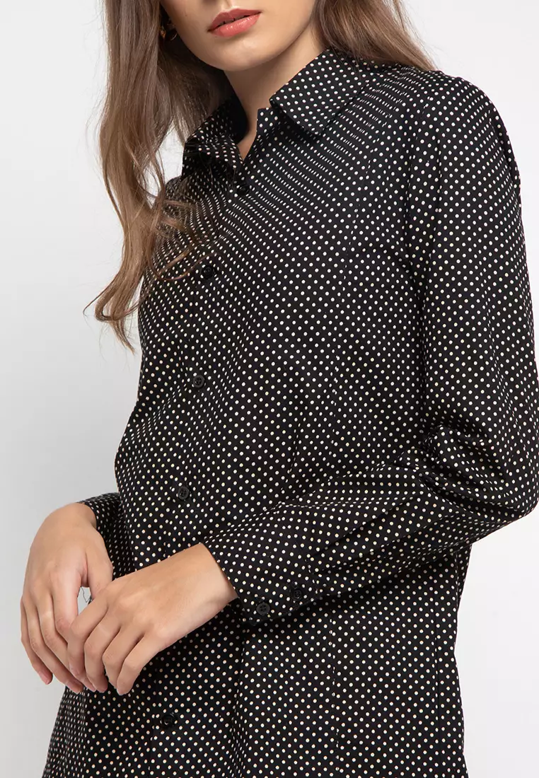 Oversized Polkadot Shirt