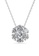 Her Jewellery silver Elegant Flower Pendant -  Made with premium grade crystals from Austria HE210AC17HUCSG_1