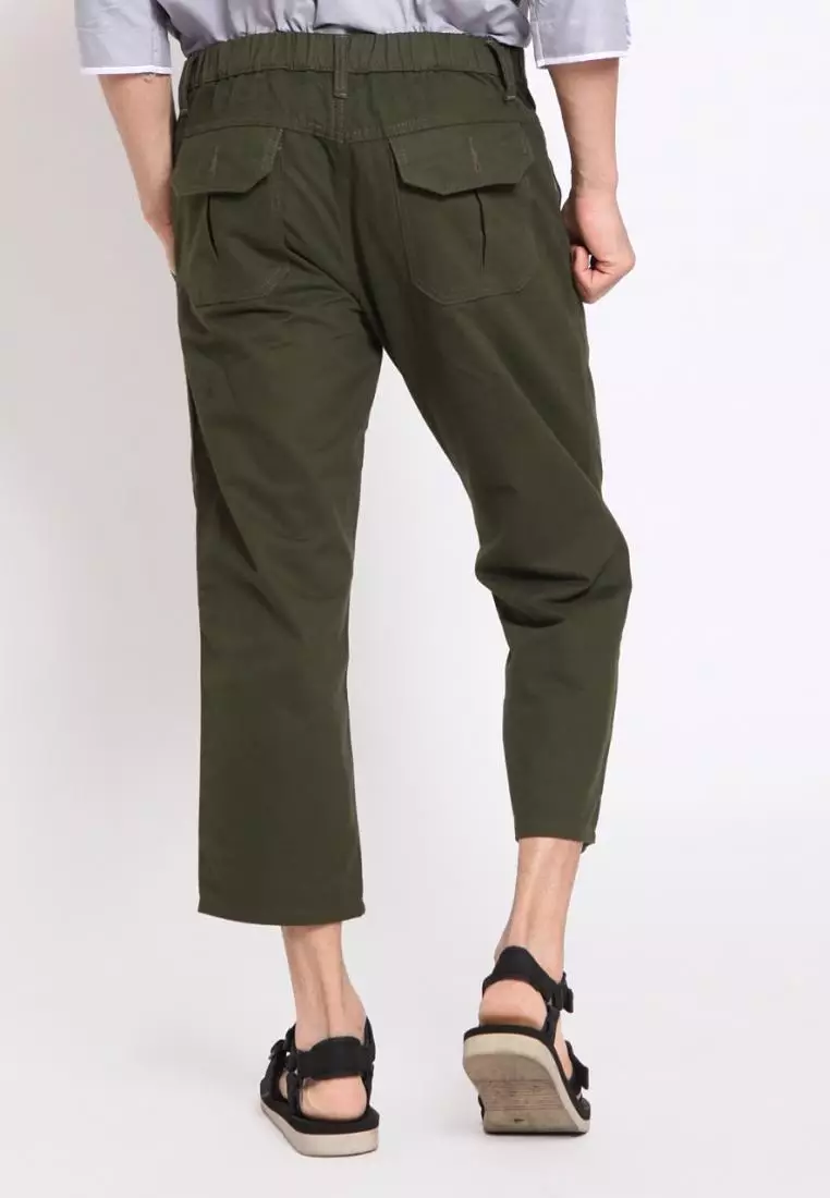 Celana Sirwal Musliman Zayidan Nadhif - Hijau Tni