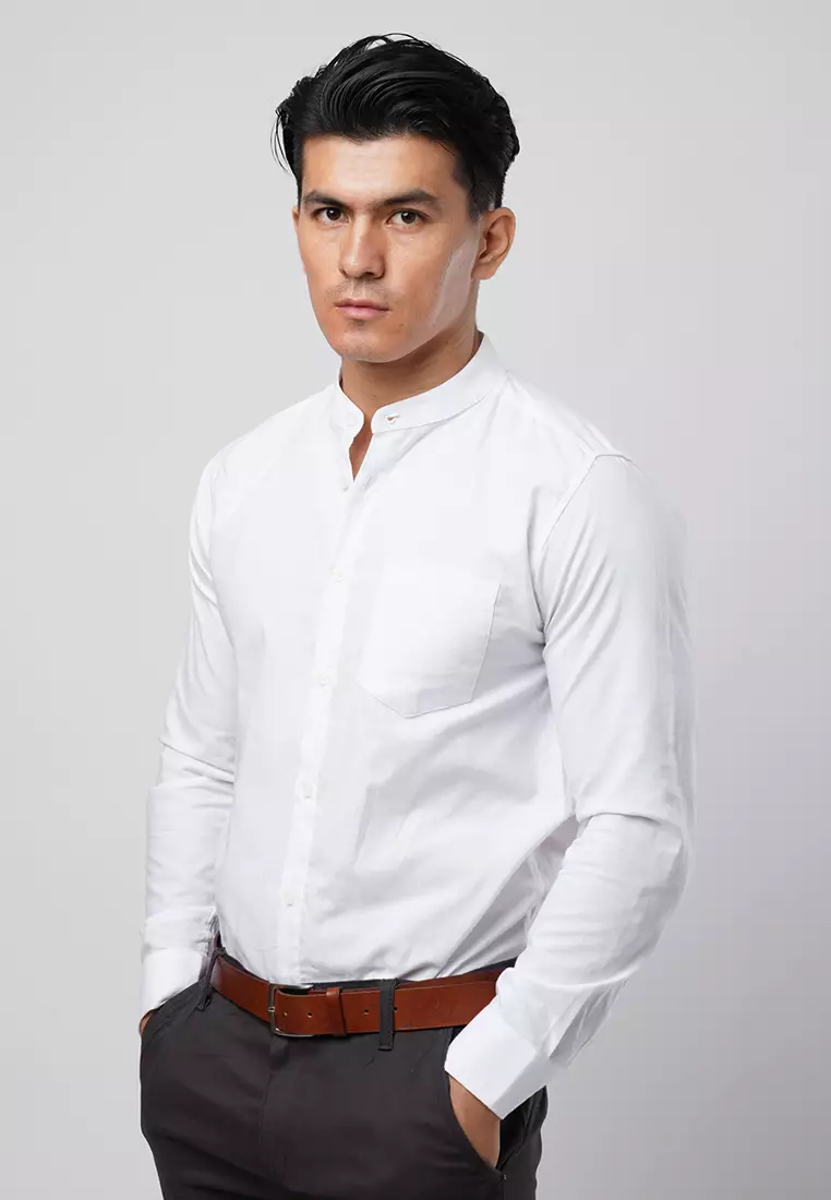 Super White Oxford Shanghai Shirt