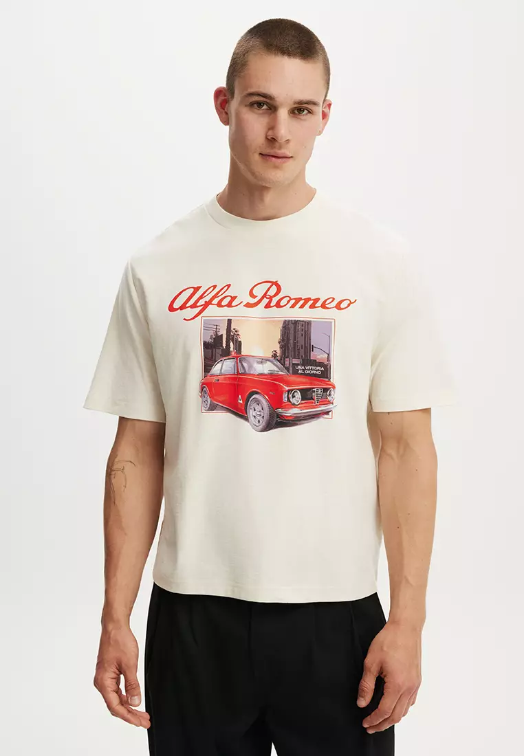 Cropped Fit Alfa Romeo T-Shirt