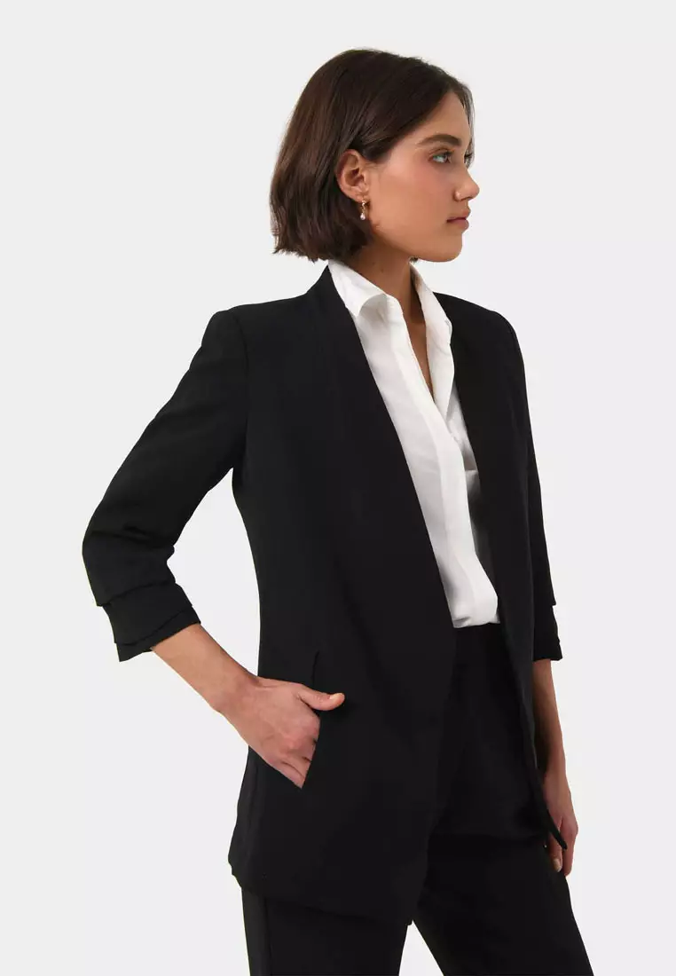 Carter 2 Collarless Blazer