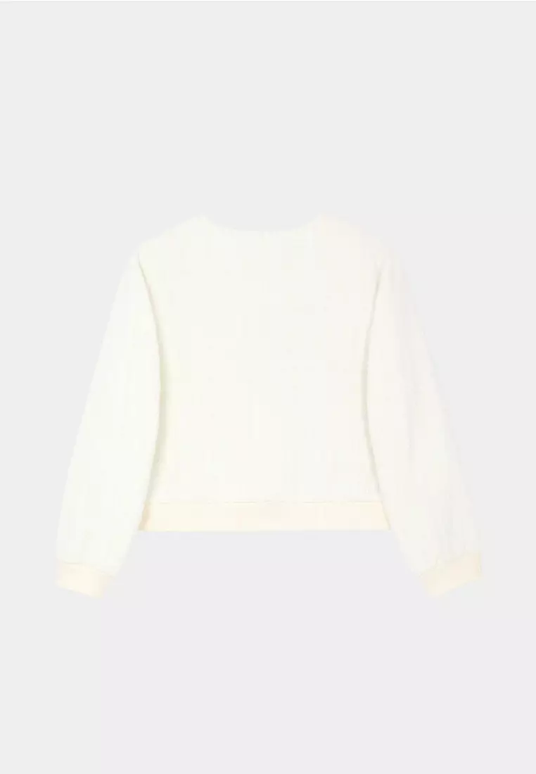 White Varsity Style Jacket