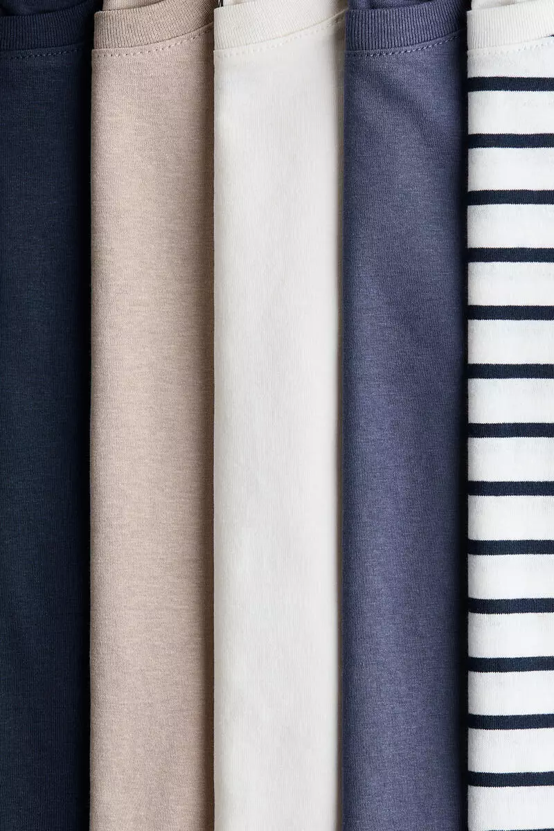 5-pack long-sleeved T-shirts