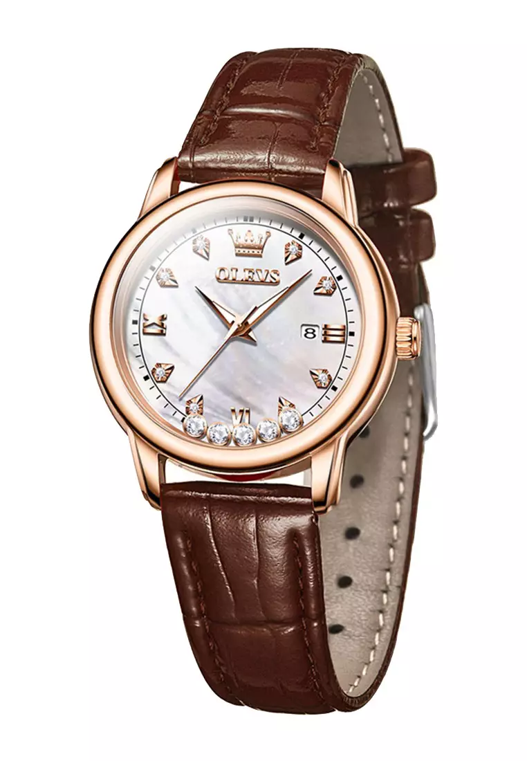 欧利时NOIRE 女士皮带腕表