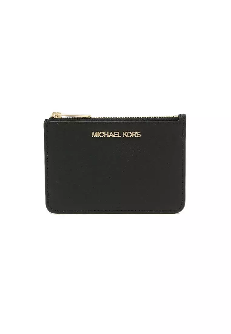 Michael kors jet best sale set zip pouch