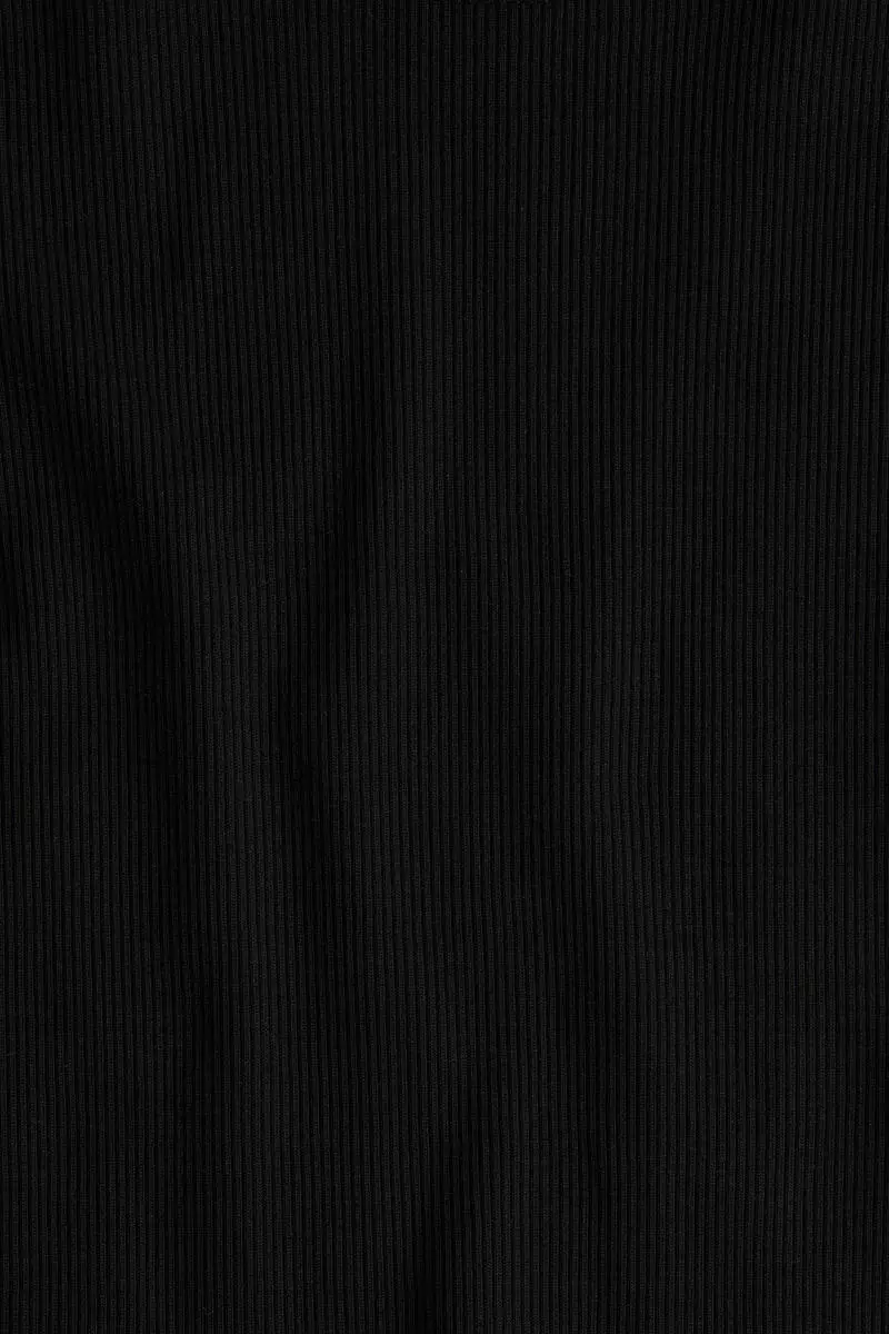 Overlock-detail cotton top