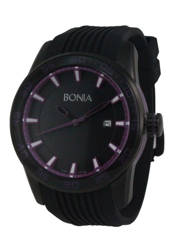 Bonia BPT198-1702 Jam Tangan Pria - Black Purple