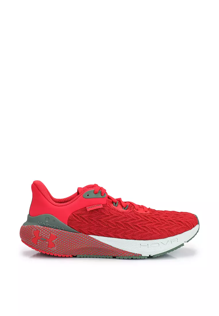 Red white blue under armour shoes hot sale
