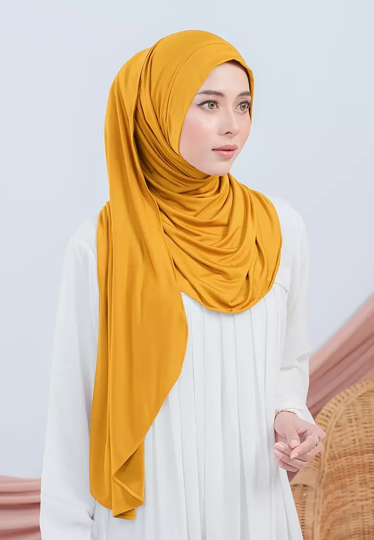 HIJAB INSTAN FAYZA - HOT MUSTARD